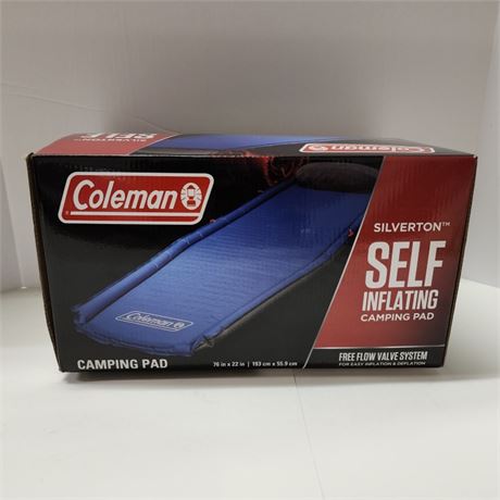 New Coleman Self Inflating Camping Pad, 76x22