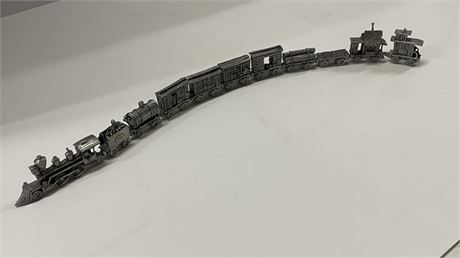 Rawcliffe Pewter Train Set w/ Box - Numbered