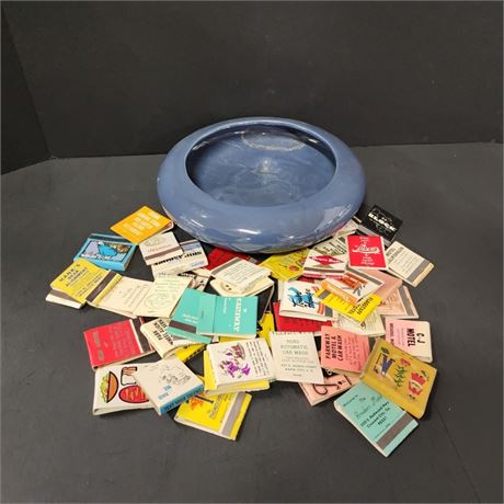 Vintage Matchbooks & Haegar USA Bowl