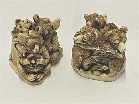 Collectible Harmony Kingdom Bear Pair