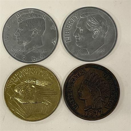 3" Large Collectible Coins