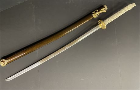 42" New Stainless Steel Sword w/ Dragon Handle & Sheath