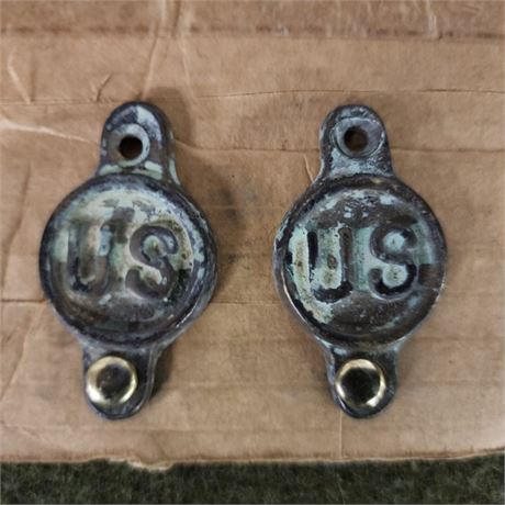 Antique Cavalry Tack ID Emblems