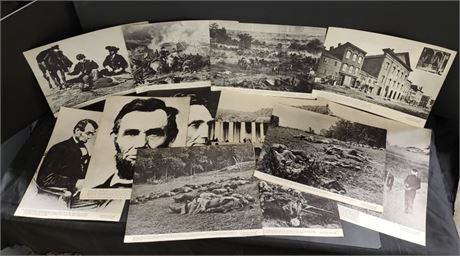 Collectible Civil War Battle Documentary Photo Aids...14x11 (Some Gruesome)