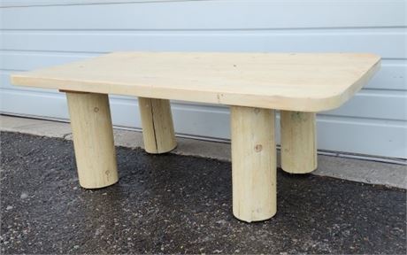 Blonde Coffee Table - 48x42x16