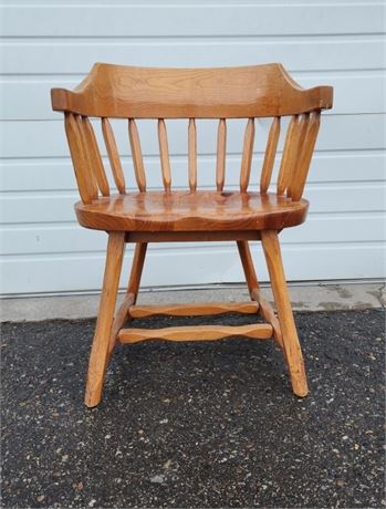 Vintage Low Back Western/Saloon Style Chair