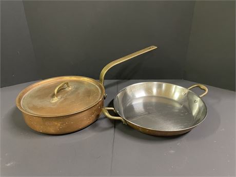 Copper Clad Stainless Inocuivre Cookware w/ Lid