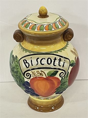 Handmade for Nonnis Biscotti Jar