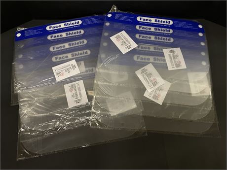 NEW Protective Face Shields/Isolation Masks- 10pc.