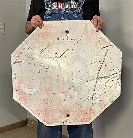 Faded Metal 🛑Stop Sign - 30x30