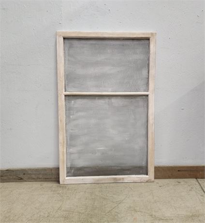 Vintage Window Frame & Screen - 28x44