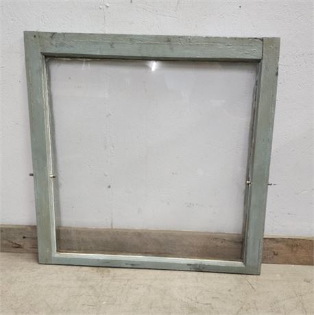 Vintage Window Pane w/ Glass - 30x30