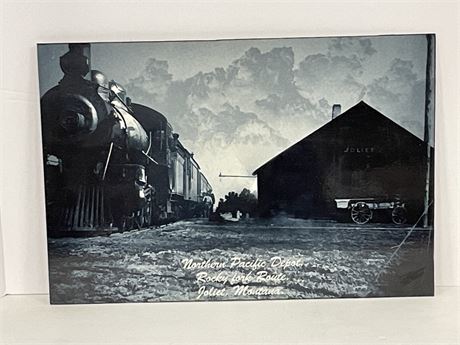 Northern Pacific Depot Joliet MT Reproduction Print - 18x12