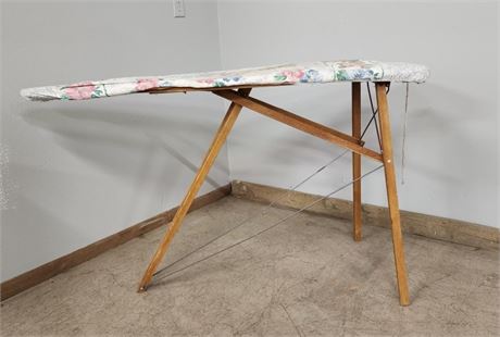 Vintage Wood Ironing Board