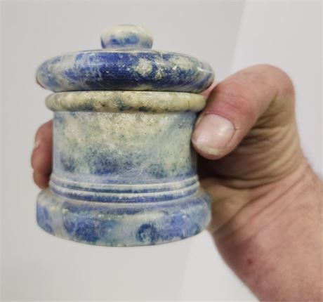 Soapstone Lidded Container