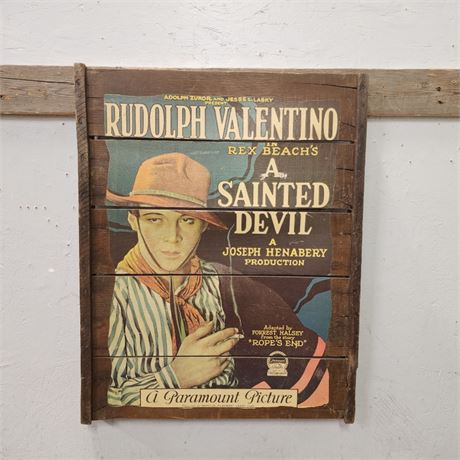 Wood Rudolf Vanlentino Movie Poster