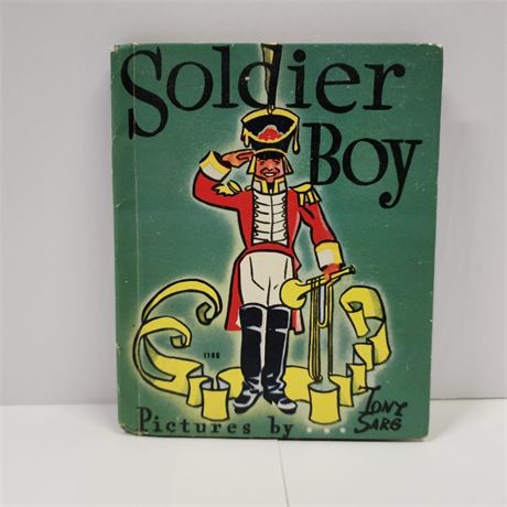 Vintage Soldier Boy Children's Book