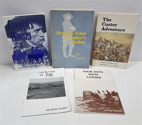 General Custer Historical Publications - Some Signed by Authors