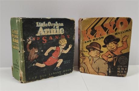 Vintage C. 1930's Little Orphan Annie & Kayo Books