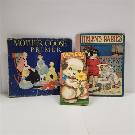 Vintage 1930's-1950's Children's Book Trio