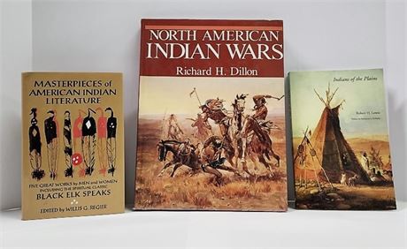 North American Indian Historical Book Trio