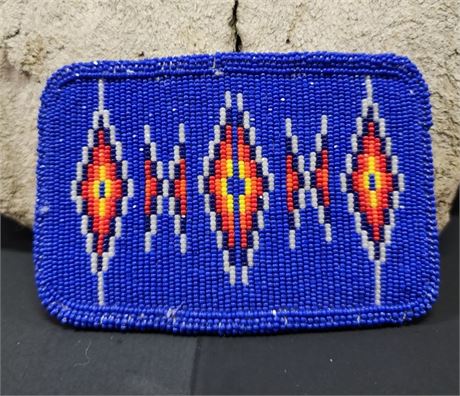 Handmade Beaded Belt Buckle