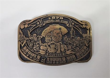 Vintage Custer Battlefield Belt Buckle-CDC Metalworks