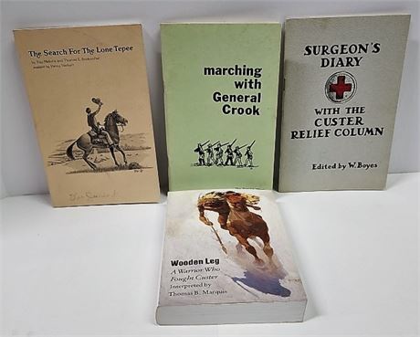 General Custer Historical Books -Some Signed by Authors