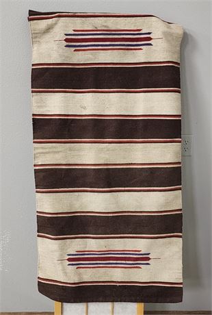 Fine Hand Woven Saddle Blanket - 29x60