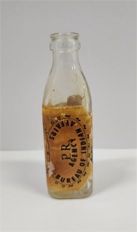 Vintage Bureau of Indian Affairs Iodine Bottle