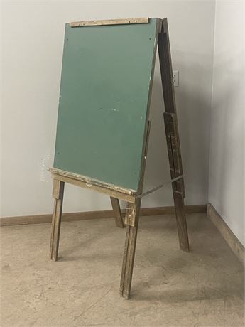 Vintage Chalk Board Easel - 28x36 Board Face