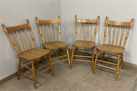 4 Vintage Dining Chairs