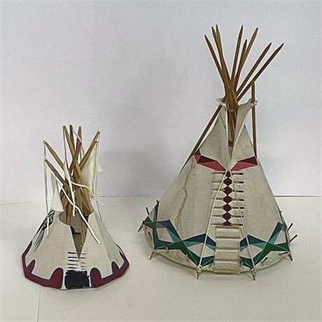 Handmade Tipi Pair - 9" & 14"⬆️