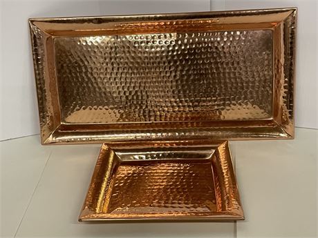 Copper Platters w/ Original Box