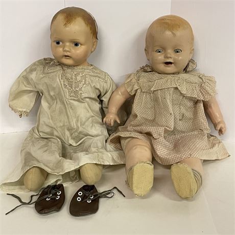 Antique Doll Pair