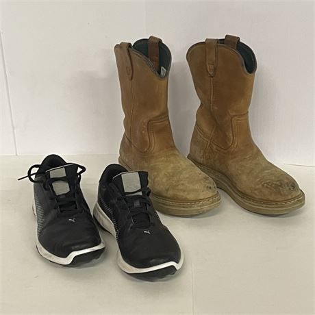 Boots & Sneaker Pair - Sz 8.5