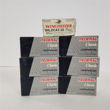 .22 LR Factory Ammo - 340 Rounds