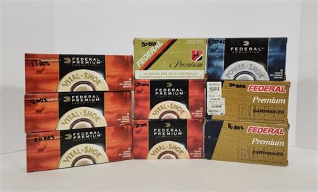 Federal 270 factory Ammo - 161 Rounds