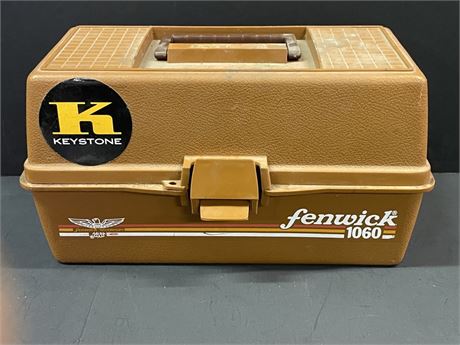 Fenwick Tackle Box with Lead Weights