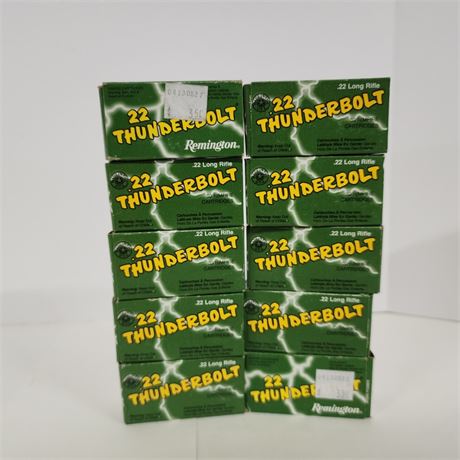 Remington .22 LR Factory Ammo - 500 Rounds