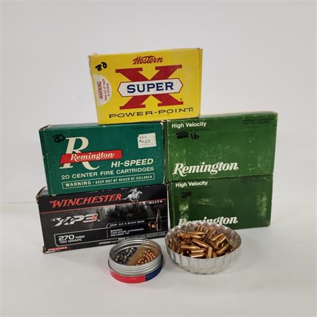 Assorted Factory Brass/Bullets/BB's/Pellets - 96pcs.