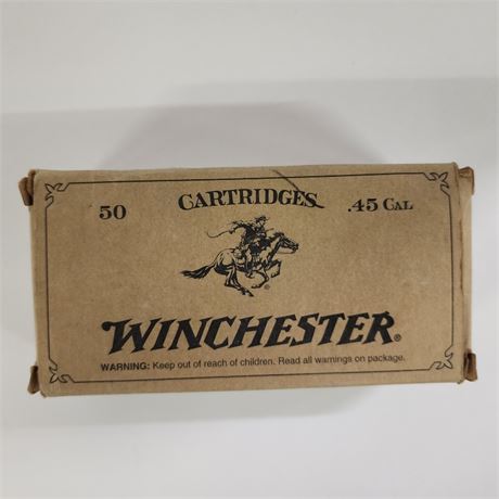 Winchester 45 Colt Cowboy Action Load Factory Ammo - 50 Rounds