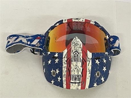 Protective Patriotic Off-Road Riding Goggle Mask