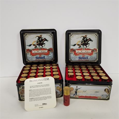 Winchester Super X 12 Gauge Factory Shotshells in Tin - 50 Rounds