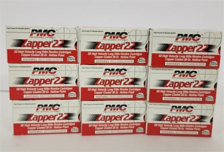 PMC 22LR Factory  Ammo - 450 Rounds