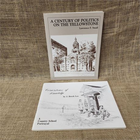 Vintage Politics & Schools of Yellowstone Book Pair