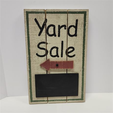 Yard Sale Sign with Message Board...11x18