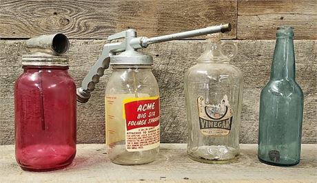 Vintage Glass Bottles/Containers