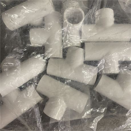 ¾" - Slip PVC Tees - 9 Bags w/ 10pcs. per Bag