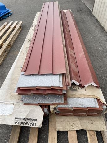 12'x18" Craneboard Vinyl Siding - 31pcs. -2 Corners - Lighthouse Red